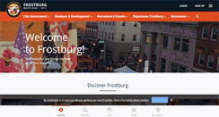 Desktop Screenshot of frostburgcity.com