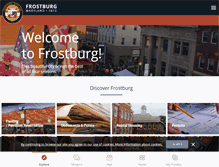 Tablet Screenshot of frostburgcity.com